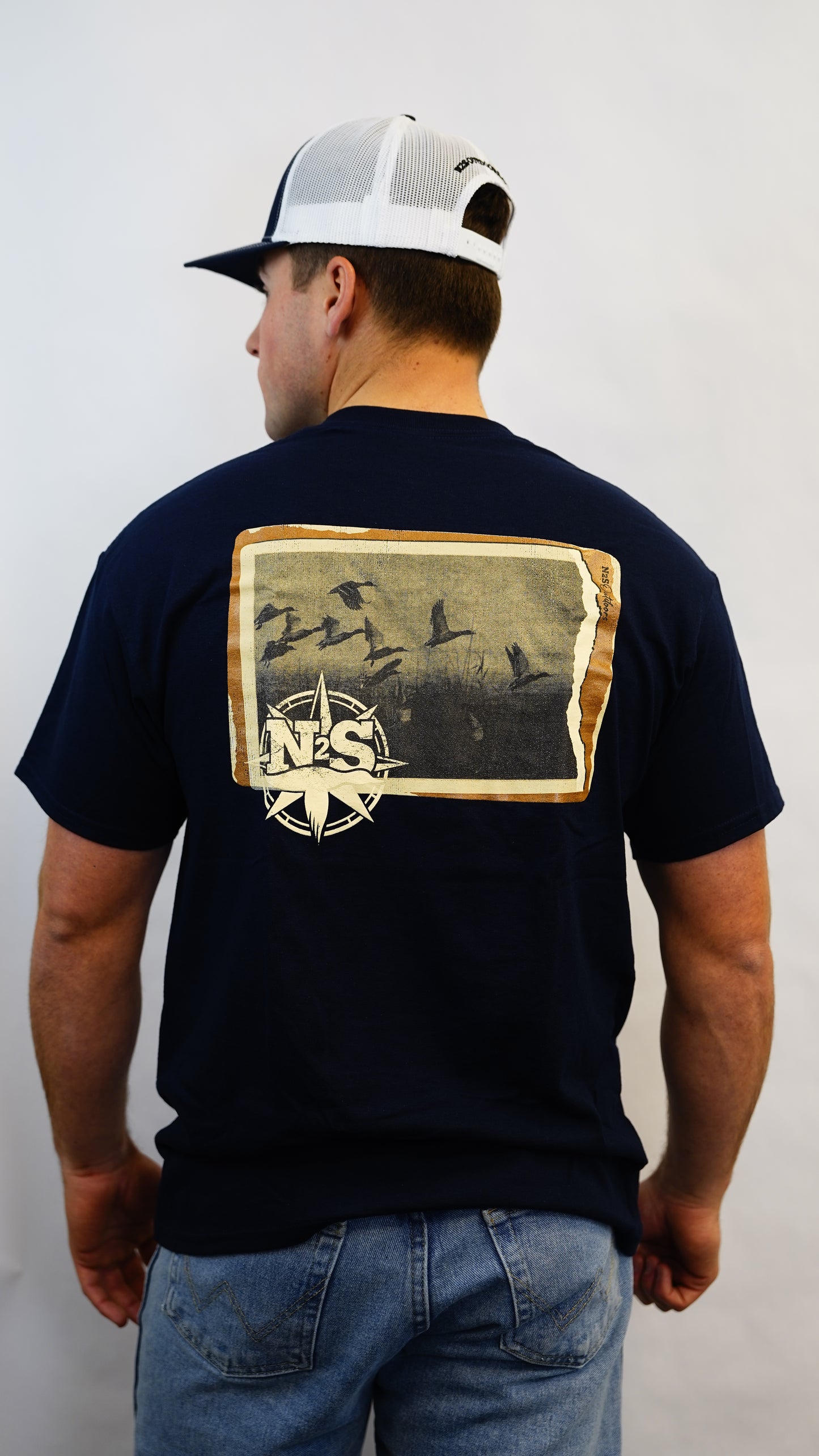 N2S Flying Duck Compass Pocket Short Sleeve