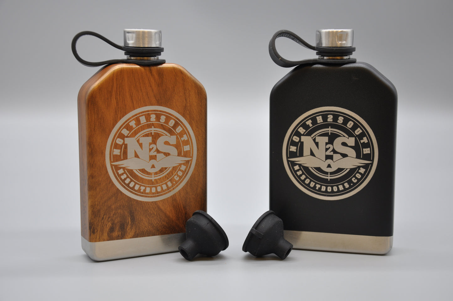 8 OZ Heavy North 2 South FLask