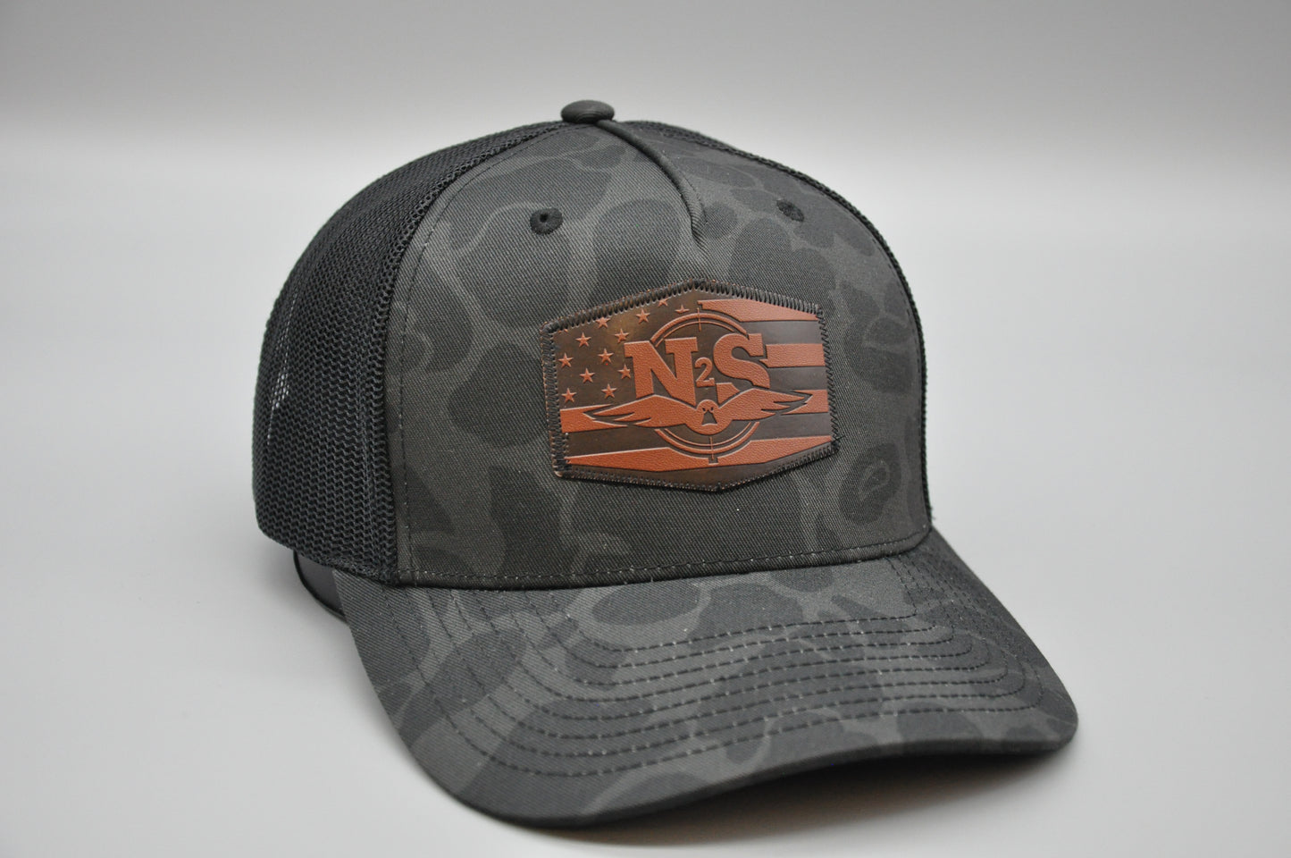 N2S Sable Duck Camo Flag Hat