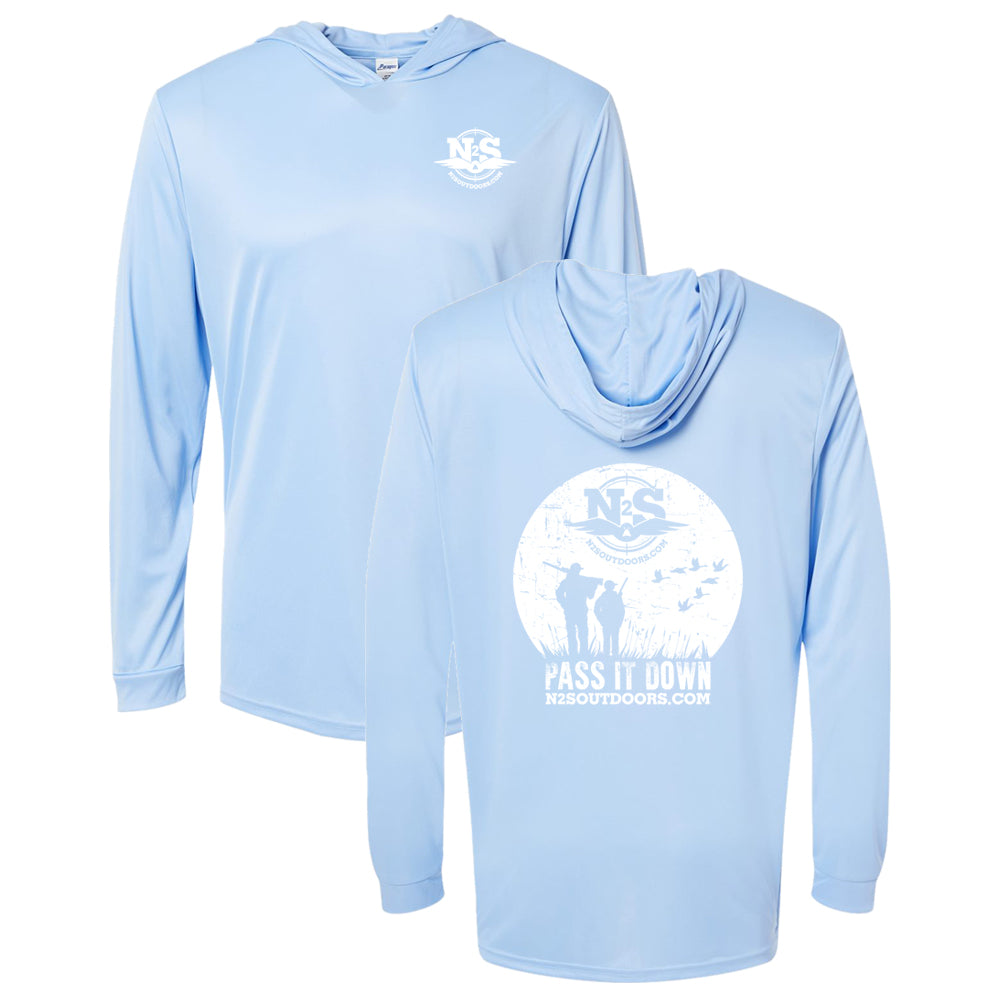 Baby Blue Pass It Down Performance Hoodie