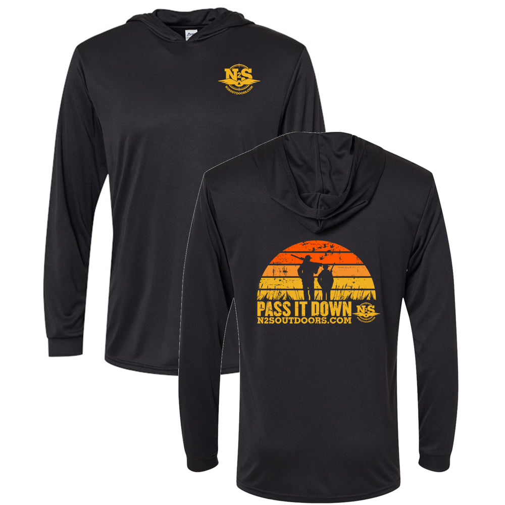 PASS IT DOWN Sunset Performance Hoodie