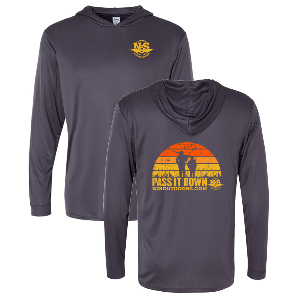 PASS IT DOWN Sunset Performance Hoodie