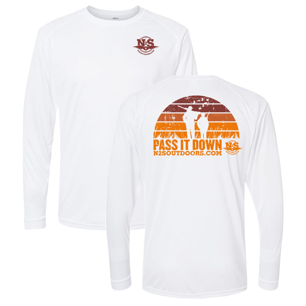 PASS IT DOWN Performance Long Sleeve shirt