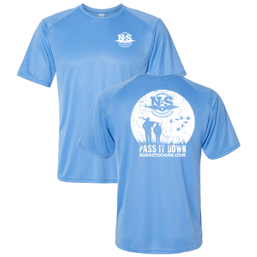 PASS IT DOWN Short sleeve performance t-shirt
