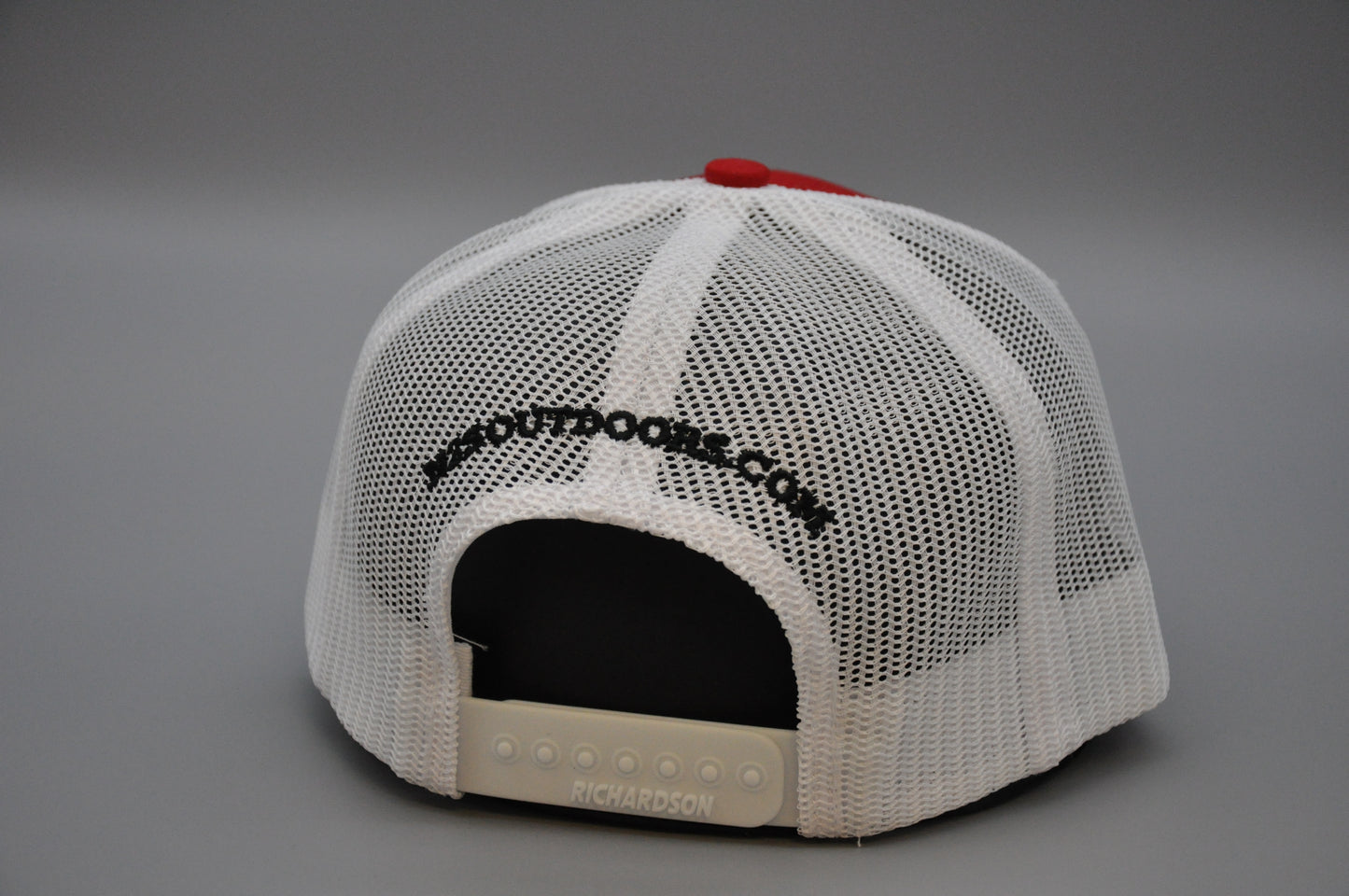 N2S American Flag Angry Duck leather patch Richardson 112 trucker hat.