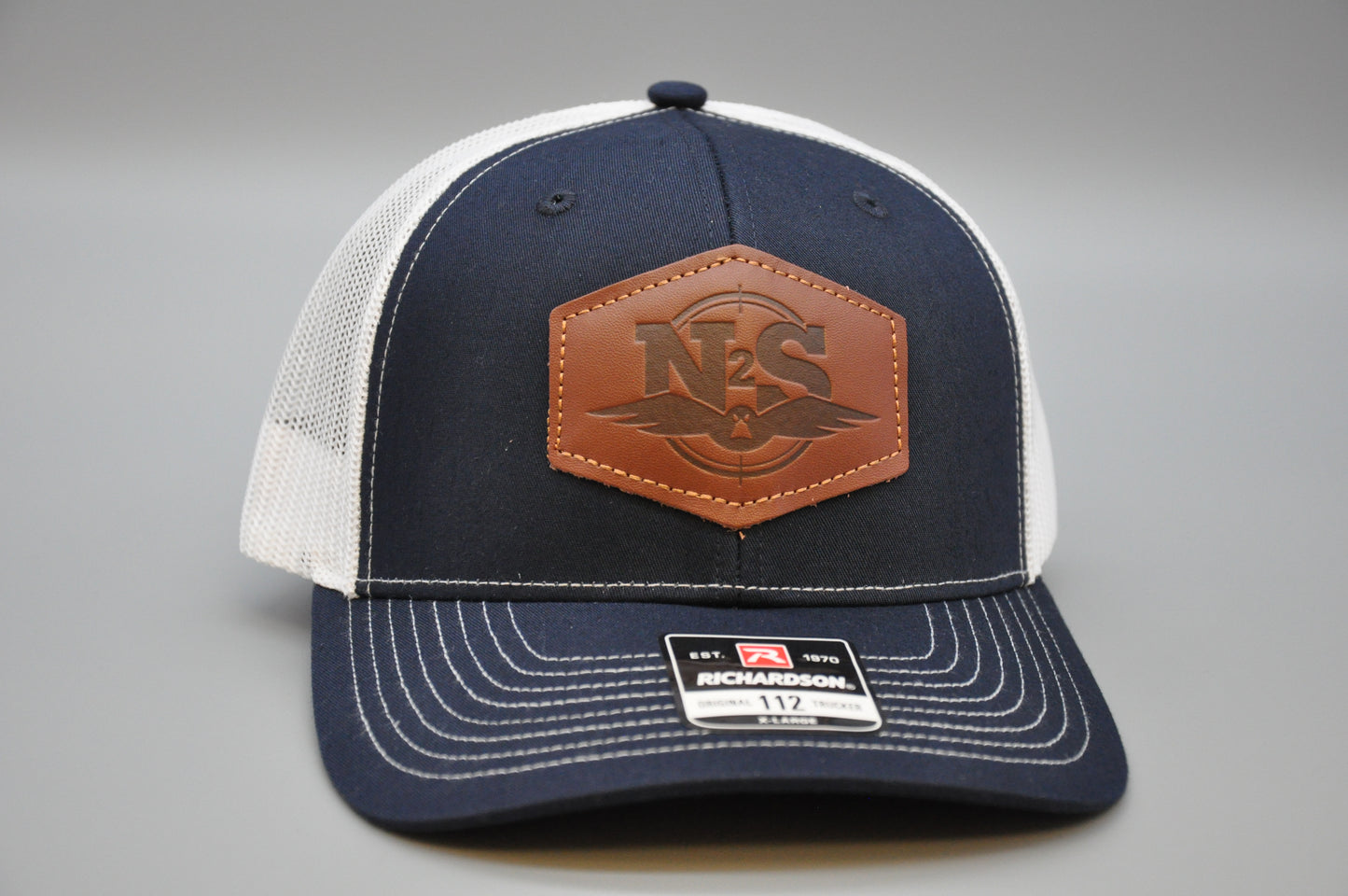 N2S Angry Duck Leather Patch XL Richardson 112 trucker cap