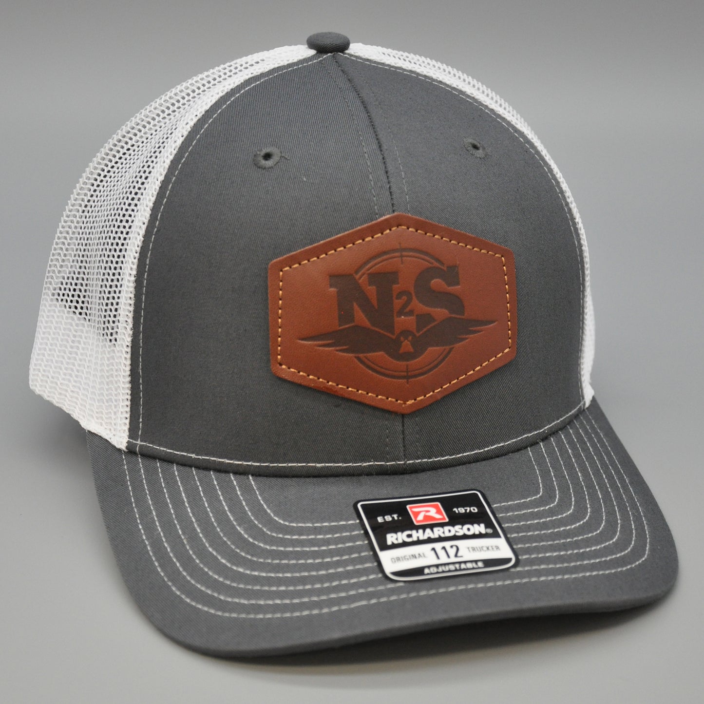 Richardson 112 N2S's Angry Duck Signature Logo Leather Patch Hat