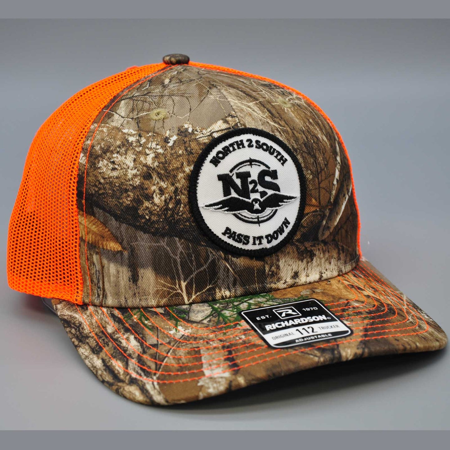Richardson 112 N2S's Angry Duck Signature Logo Leather Patch Hat