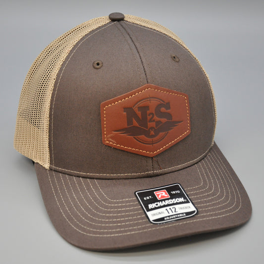Richardson 112 N2S's Angry Duck Signature Logo Leather Patch Hat