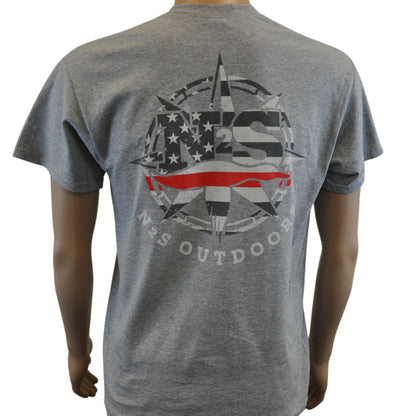 N2S Thin Red Line Short Sleeve T Shirt