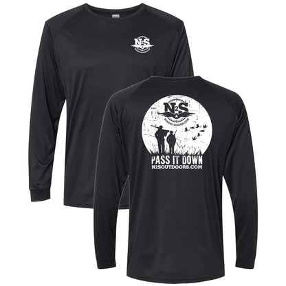 PASS IT DOWN Long Sleeve Performance shirt