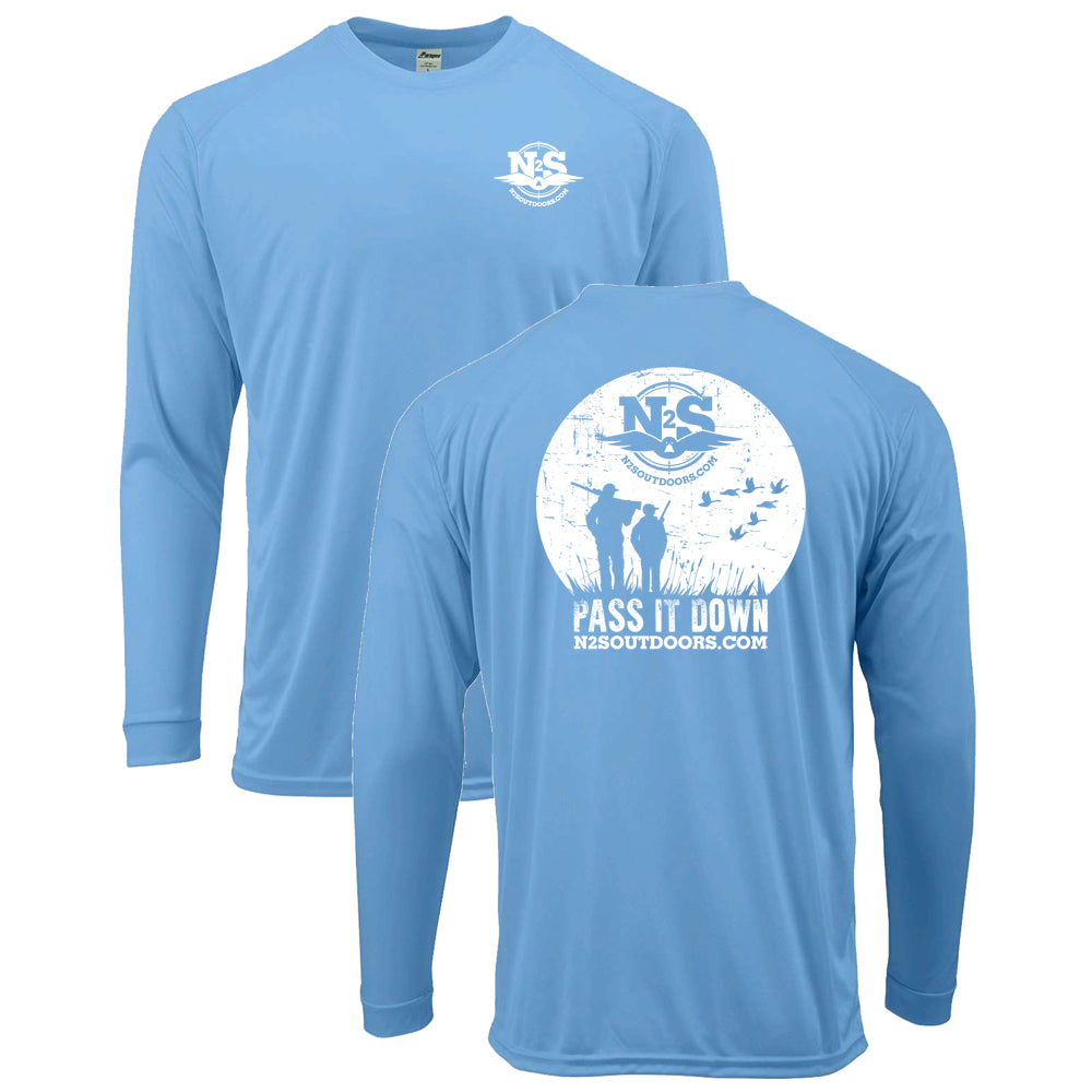 PASS IT DOWN Long Sleeve Performance shirt