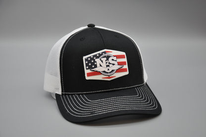 N2S American Flag Richardson 112 Trucker Hat