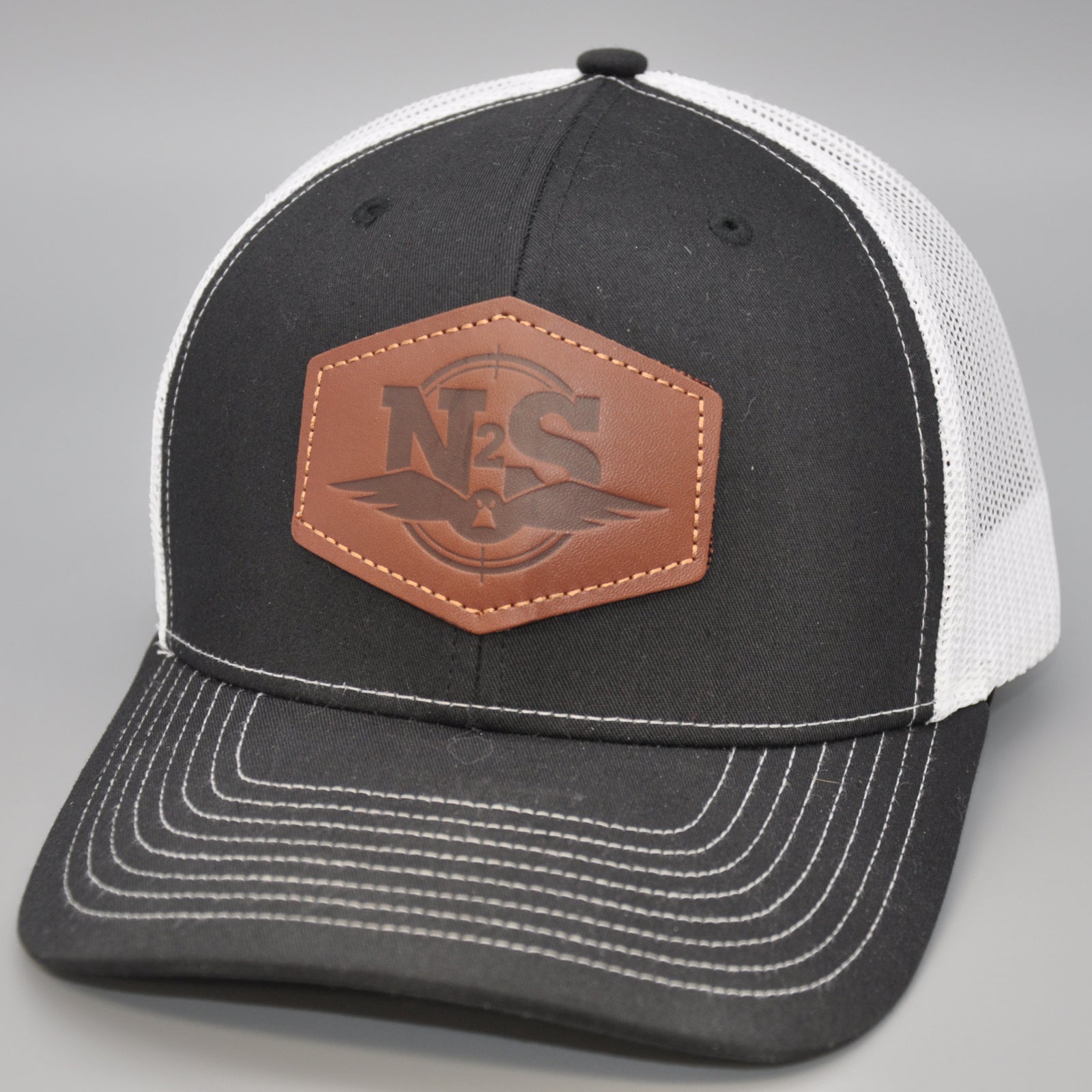 Richardson 112 N2S's Angry Duck Signature Logo Leather Patch Hat