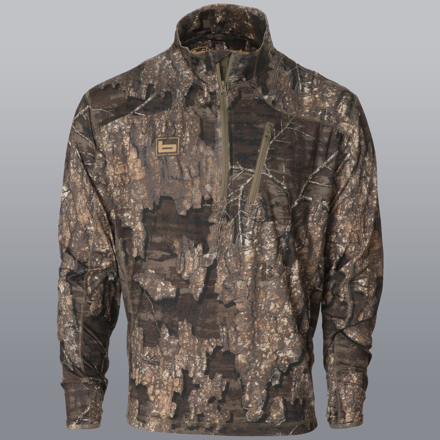Banded Tec Stalker Quarter Zip Timber Pullover
