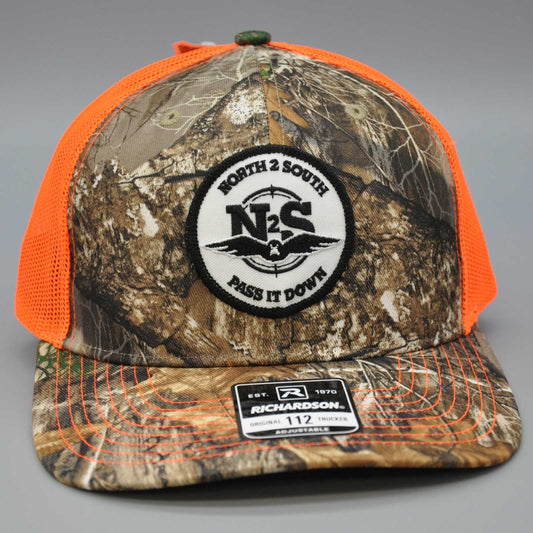 Richardson 112 N2S's Angry Duck Signature Logo Leather Patch Hat