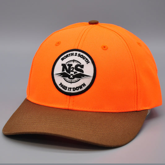 N2S Pass It Down Hat RIcahrdson 884 Orange Duck Cloth hat